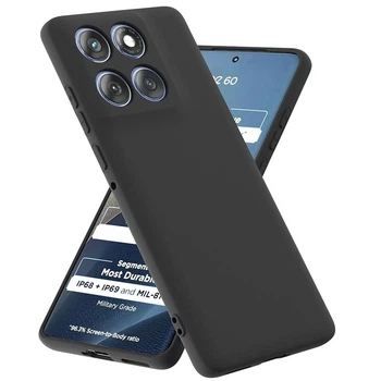 Чехол Fiji Full Soft Premium для Motorola Edge 60 противоударный бампер с микрофиброй Black