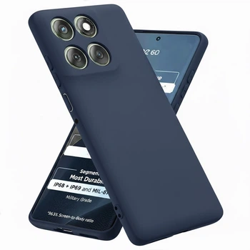 Чохол Fiji Full Soft Premium для Motorola Edge 60 протиударний бампер з мікрофіброю Dark Blue