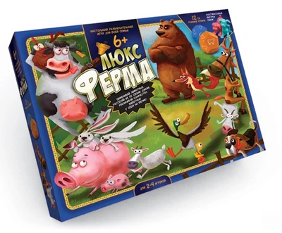 Настольная большая игра "Ферма ЛЮКС", русский