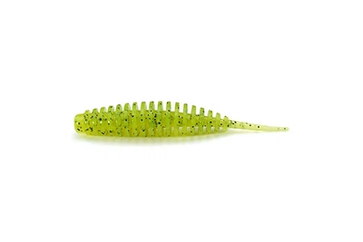Силікон FishUP Tanta 2.5"/ 8шт, колір: 055 Chartreuse/Black (4307503055)