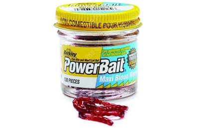 Штучний мотиль Berkley Gulp Maxi Blood Worm 100шт крупний (4322001002)
