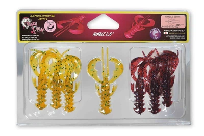Силикон Crazy Fish Nimble 2.5" (7шт/уп), цвет: 31/73 (4327004009)