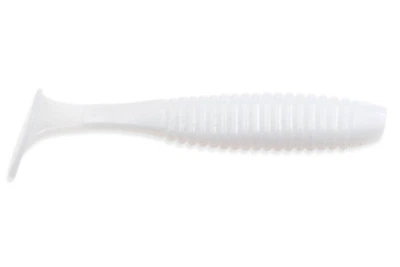 Силикон Angry Baits Shiner 4" (4шт/уп), цвет: 13 White UV (4332006017)