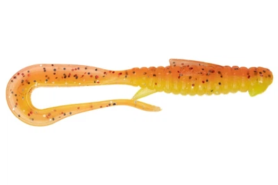 Силикон Angry Baits Mad Worm 3.5" (6шт/уп), цвет: 06 Crazy Carrot UV (4332003008)