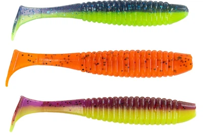 Силикон Angry Baits Shiner 3" (6шт/уп), цвет: 35 AB MIX9 (4332005017)