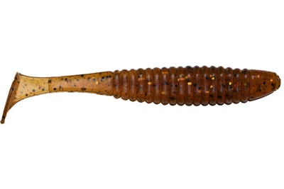 Силикон Angry Baits Shiner 3" (6шт/уп), цвет: 07 Caramel UV (4332005006)