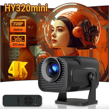 Портативний проектор HY320 mini для фільмів, смарт проектор для домашнього кінотеатру
