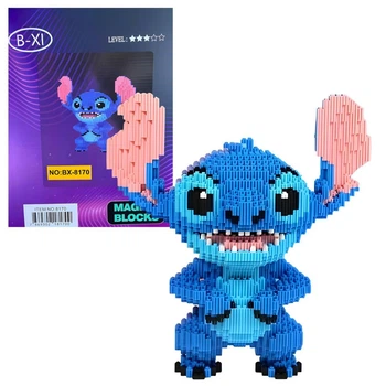 Детский 3D конструктор Magic Blocks Стич, 4000 деталей (8170)
