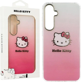 Панель Hello Kitty IML Gradient Electrop Kitty Head для Samsung Galaxy A55 Pink (HKHCSA55HDGKEP)