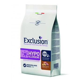 Exclusion Hypoallergenic Medium&Large Breed з кроликом для собак середніх і великих порід з харчовою алергією 12 кг
