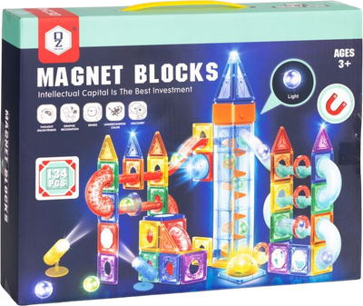 Klocki magnetyczne ModernHome by Multistore Kulodrom 134 elementy HC725862 (5905817008490)