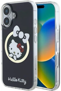 Панель Hello Kitty IML Fun bow Magsafe для Apple iPhone 16 Black (HKHMP16SHFLBK)