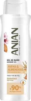 Гель для душа с овсяным и миндальным молоком - Anian Oat&Almond Shower Gel 750ml (1330470-1441822242-2)