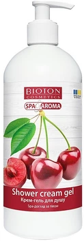 Крем-гель для душа с экстрактом вишни - Bioton Cosmetics Spa & Aroma 750ml (1323219-1457942509-2)