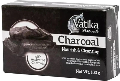 Мыло с активированным углем - Dabur Vatika Charcoal Soap 100g (1338563-1726307204-2)