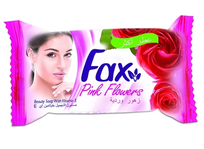 Туалетное мыло "Розовые цветы" - Fax Happy Home Pink Flowers Beauty Soap With Vitamin E 100g (1309403-1641172642-2)