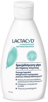 Антибактеріальний засіб для інтимної гігієни без дозатора - Lactacyd Antibacterial Intimate Wash Emulsion 200ml.