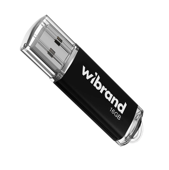 Накопичувач Wibrand USB 2.0 16Gb Cougar Чорний 67272