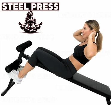 Скамья для пресса прямая с регулировкой угла наклона WCG Steel Press (5 уровней наклона)