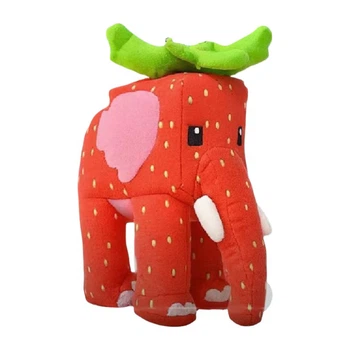 Игрушка Большой Strawberry Elephant 24 см (ROBLOX Steal a Brainrot) мягкая игрушка мем Брейнрот Клубничный Слон для детей (арт 15057)