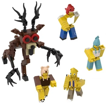 Игрушка Двуногий Олень + Герои конструктор из 99 ночей в лесу (99 NIGHTS IN THE FOREST) Roblox 268 деталей для детей (арт 14989)