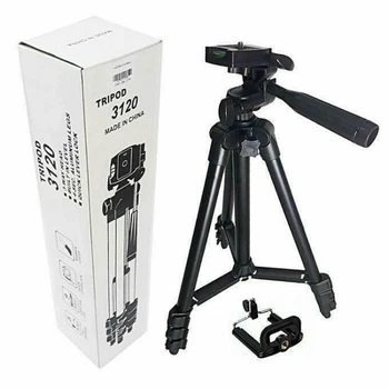 Штатив металлический универсальный Tripod 3120 портативный для телефона и фотоаппарата