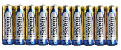 Батарейка щелочная Maxell Alkaline, AA/(HR6), шринк 10шт