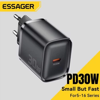 Сетевое зарядное устройство Essager 30W ES-CD52 QC3.0 AFC FCP SCP (Быстрая зарядка) Type-C
