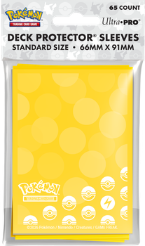 Koszulki na karty Ultra Pro Pokémon Energy 65 szt typ błyskawicy (0074427167455)