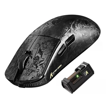 Беспроводная игровая мышь ATTACK SHARK R11 Ultra Carbon Fiber, сверхлегкая (2.4G, Bluetooth, USB-C), PAW3950MAX, до 42 000 DPI, 8K Hz