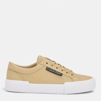 Женские кеды низкие Calvin Klein 816130404 40.5 (10US) 27 см Бежевые (1159797635)