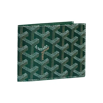 Кошелёк Goyard в зеленом цвете.