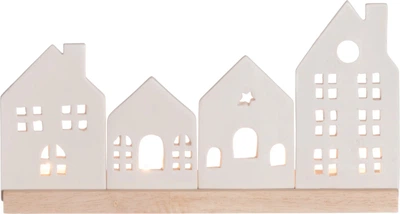 Порцеляновий підсвічник 4Living Місто 30 x 8 x 16 см (6410416387956)