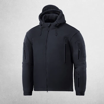Куртка флісова, фліска з капюшоном M-Tac Windblock Division Gen.II Dark Navy Blue S