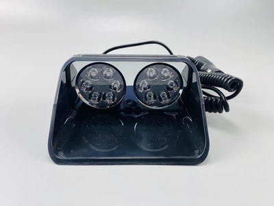 Маячок проблесковый S12-A стробоскоп 9-80V 10 led диодов синяя+красная вспышка автомобильная мигалка