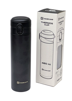 Термокухоль BaseCamp Thermos Cup Black чорний