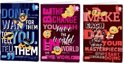 Набір зошитів GDD Emoti A4 40 аркушів у клітинку 10 шт (3858888480561)