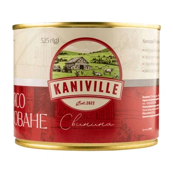 Свинина тушкована Kaniville 525 г (4820255191119)