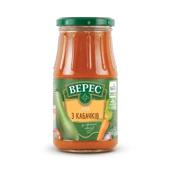 Ікра з кабачків Екстра Верес 500 г (4823105400560)