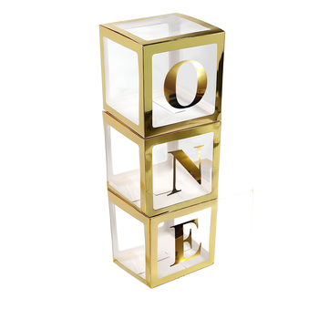 Коробки Для Шариков One 30х30см Золото