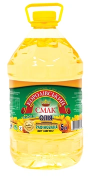 Олія соняшникова рафінована Королівський смак 5.0 л (4820044090678)