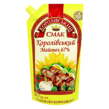 Майонез 67% Королівський смак 500 г (4820241520930)