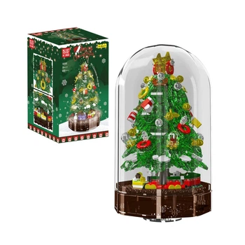 Конструктор Новогодняя елка Mould King 10090-1 688 деталей
