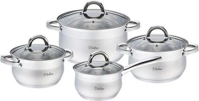 Набір каструль Bollire Monza 8 предметів (4752132000583)