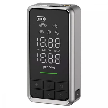 Пусковое устройство + насос для автомобиля 2в1 Proove Air Jump 10400mAh 1000A Gray