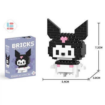 Игрушка конструктор Kuromi (Куроми) 151 деталь для детей 3016