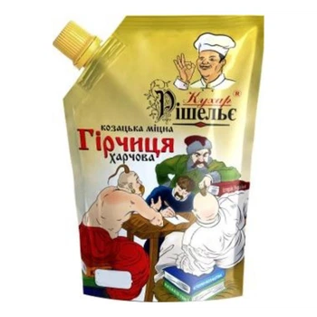 Гірчиця Козацька міцна д/п Кухар Рішельє 130 г (4820166616114)