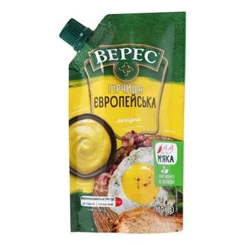 Гірчиця Європейська д/п Верес 130 г (4823105400010)