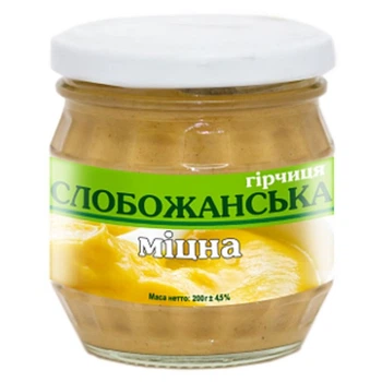 Гірчиця Слобожанська Чугуєв Продукт 200 г (4820175661501)