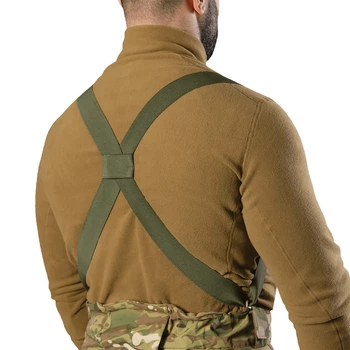 Подтяжки 7 level Олива (8460), XL